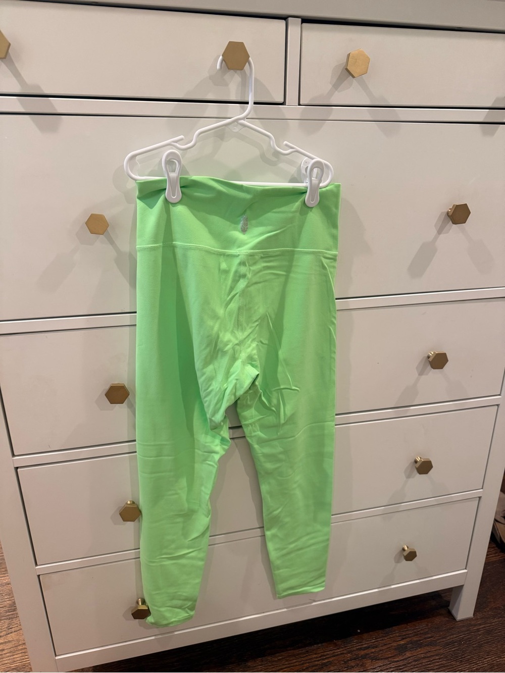 Free People Neon Green High-Rise Leggings - Picture 2 of 2